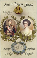 SISSI ET FRANCOIS JOSEPH, MARIAGE IMPERIAL A LA COUR D'AUTRICHE,