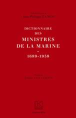 DICTIONNAIRE DES MINISTRES DE LA MARINE