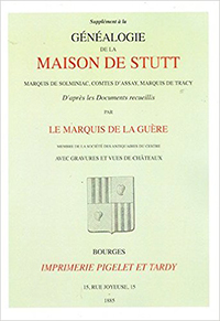SUPPLEMENT A LA GENEALOGIE DE LA MAISON DE STUTT