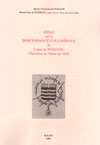 ESSAI SUR LA DESCENDANCE COLLATERALE DE LOUIS DU PASSAGE, CHEVALIER DE MALTE EN 1646