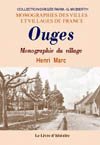 OUGES (MONOGRAPHIE DU VILLAGE D')