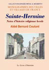 SAINTE-HERMINE. NOTES D'HISTOIRE RELIGIEUSE LOCALE