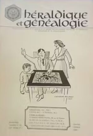 HERALDIQUE ET GENEALOGIE REVUE NUMERO 1 année 1980